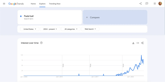Google Trends screenshot
